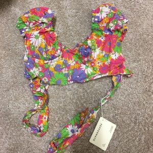 Peppermayo new with tags, floral Brady top, M